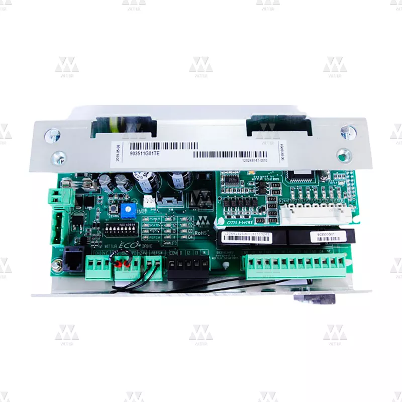0903511A01TE | ELECTRONIC BOX COMPLETE ECO + WITH MAGNETIC SWITCH. PARAMETER OTIS FLEX (T). COUPLER SPEED S6=0,1 M/S