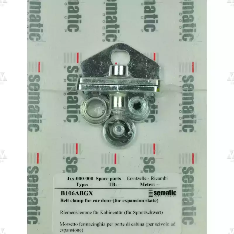 BL-B106ABGX | 1 X BELT CLAMP RPP 8M/12MM FOR CAR DOOR (FOR EXPANSION SKATE)

