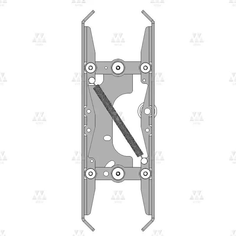 BL-B152ACDX01 | 1 X SPREIZSCHWERT OHNE KABINENTÜRVERRIEGELUNG (K2-4-6Z, K1-2-3L)