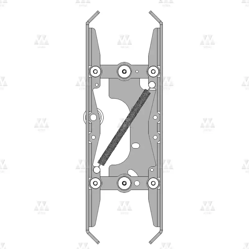 BL-B152ACDX02 | 1 X SPREIZSCHWERT OHNE KABINENTÜRVERRIEGELUNG (K2-4-6Z, K1-2-3R)