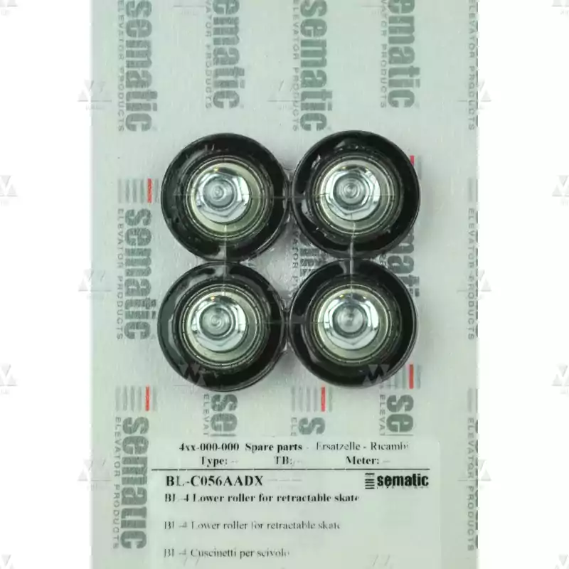 BL-C056AADX | 4 X UNTERE LAUFROLLE FÜR MITNEHMERSCHWERT (OHNE EXZENTER), D.30MM (ÄUßERE)