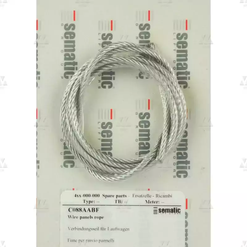 BL-C088AABF11 | 1 X CARRIAGES INTERLINK ROPE D.3MM (L=1125MM) BL-C088AABF11 | 1 X CARRIAGES INTERLINK ROPE D.3MM (L=1125MM)