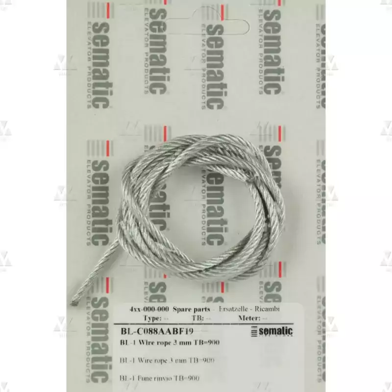 BL-C088AABF19 | 1 X CARRIAGES INTERLINK ROPE D.3MM (L=1325MM) BL-C088AABF19 | 1 X CARRIAGES INTERLINK ROPE D.3MM (L=1325MM)