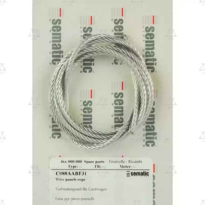 BL-C088AABF31 | 1 X CARRIAGES INTERLINK ROPE D.3MM (L=1625MM) BL-C088AABF31 | 1 X CARRIAGES INTERLINK ROPE D.3MM (L=1625MM)