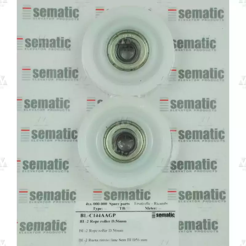 BL-C144AAGP | 2 X SEILROLLE FÜR ZUGSEIL D.56MM SEM III) BL-C144AAGP | 2 X SEILROLLE FÜR ZUGSEIL D.56MM SEM III)