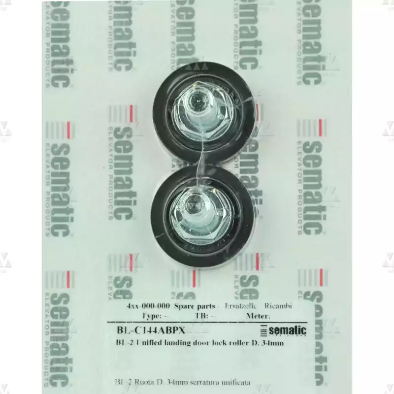 BL-C144ABPX | 2 X ROLLE FÜR GEMEINSAME SCHACHTTÜRVERRIEGELUNG D.34 (ÄUßERE)