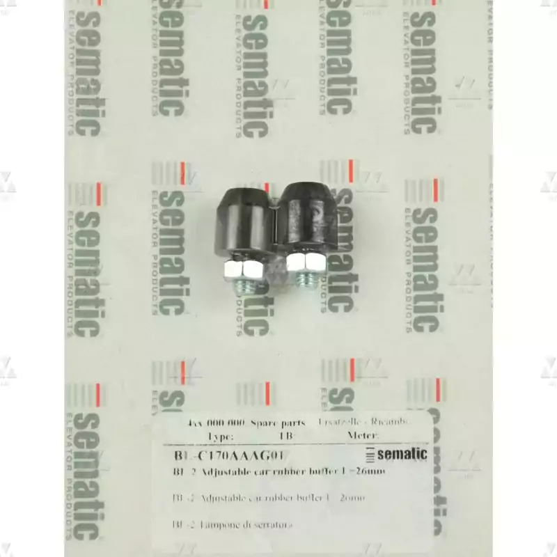 BL-C170AAAG01 | 2 X CARRIAGE RUBBER BUFFER (LENGTH = 26MM) BL-C170AAAG01 | 2 X CARRIAGE RUBBER BUFFER (LENGTH = 26MM)