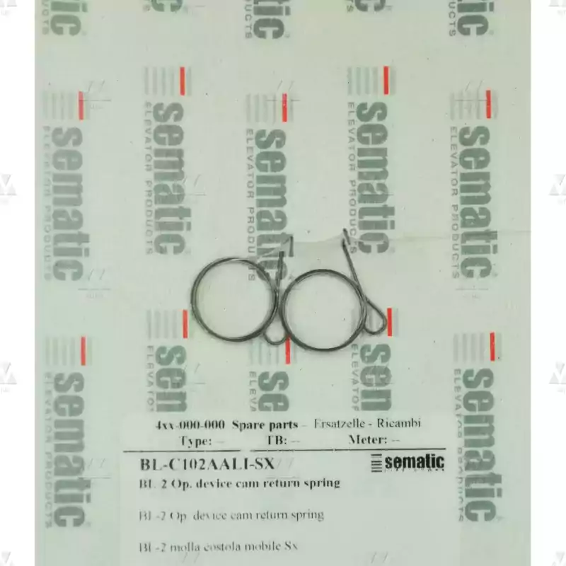 BL-C102AALI-SX | 2 X OPENING DEVICE CAM RETURN SPRING (LEFT)